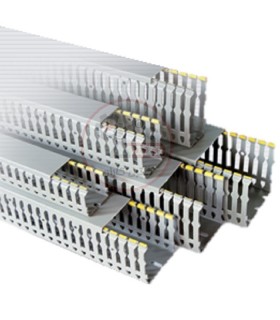 داکت شیاردار رعد 100x60شاخه 2 متری