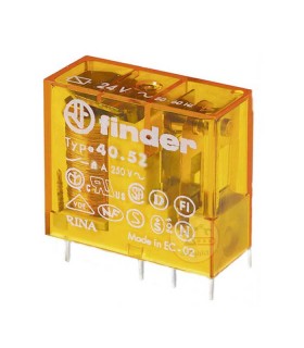 رله فیندر 110VAC دو کنتاکت 8 آمپر 40.52.8.110