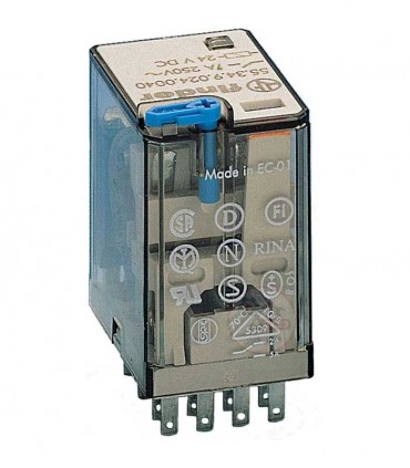 رله فیندر 110VDC چهار کنتاکت 7 آمپر 55.34.9.110