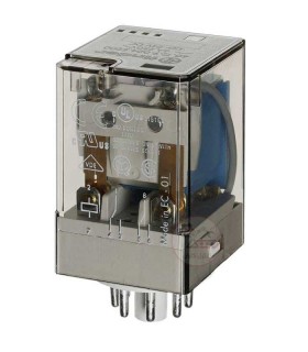 رله فیندر 24VDC دو کنتاکت 10 آمپر 60.12.9.024