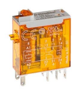 رله فیندر 230VAC دو کنتاکت 8 آمپر 46.52.8.230