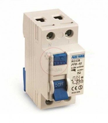 کلید محافظ جان تک فاز پارس فانال PFR-2P-80A-30mA