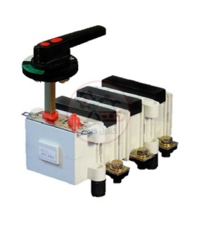 کلید گردان 400 آمپر زاویر با دسته اینترلاک ZTS-02