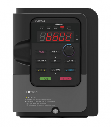 اینورتر لایتان EVO6800 ورودی سه فاز 2.2KW مدل EVO680043S2D2