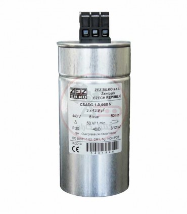 خازن استوانه ای 8 کیلو وار ZEZ-CSADG-1-0,44/8N