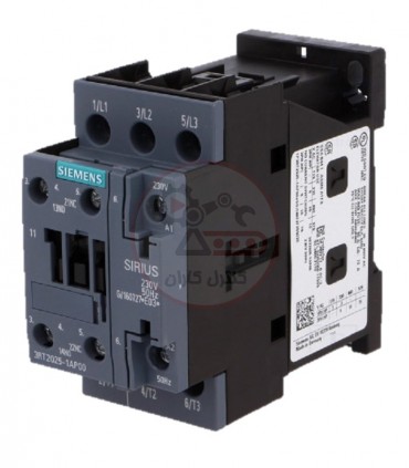 کنتاکتور زیمنس 7.5Kw مدل 3RT2025-1BB40 بوبین 24VDC
