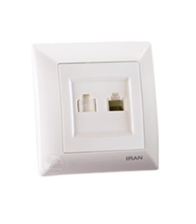 سوکت شبکه CAT6 ایران الکتریک مدل الیزه