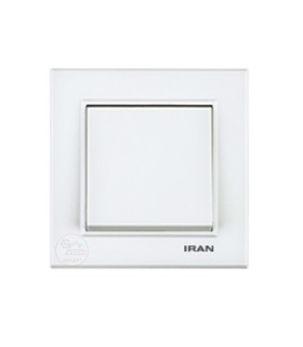 کلید تک پل ایران الکتریک مدل برلیان