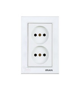 پریز برق عمودی ایران الکتریک مدل برلیان