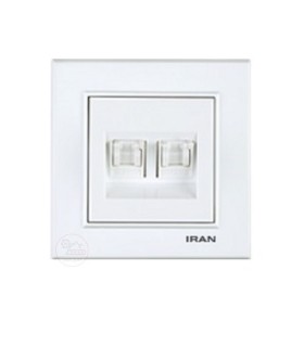 سوکت شبکه CAT3-CAT3 ایران الکتریک مدل برلیان