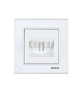 سوکت شبکه CAT6-CAT6 ایران الکتریک مدل برلیان