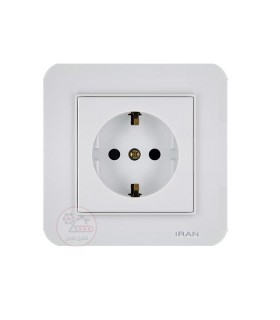 پریز برق ارت دار ایران الکتریک مدل ارس