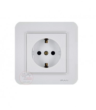 پریز برق ارت دار ایران الکتریک مدل ارس