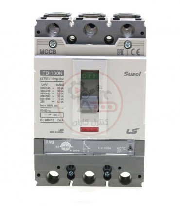 کلید اتوماتیک 16 آمپر قابل تنظیم LS مدل TD100N-FMU-16-3