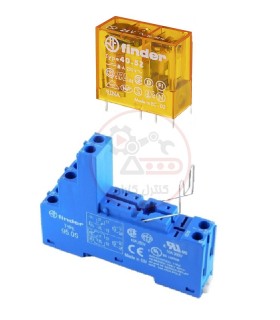 سوکت و رله فیندر 110VAC دو کنتاکت 8 آمپر 40.52.8.110