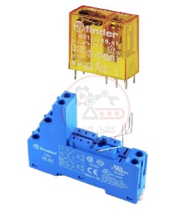 سوکت و رله فیندر 220VAC تک کنتاکت 16 آمپر 40.61.8.230