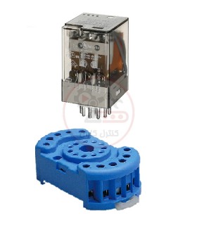 سوکت و رله فیندر 60VAC سه کنتاکت 10 آمپر 60.13.8.060