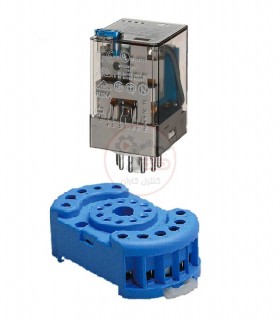 سوکت و رله فیندر 24VDC سه کنتاکت 10 آمپر 60.13.9.024