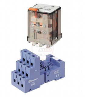 سوکت و رله فیندر 220VAC سه کنتاکت 16 آمپر 62.33.8.230