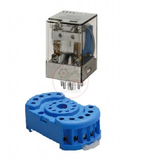 سوکت و رله فیندر 12VDC دو کنتاکت 10 آمپر 60.12.9.012