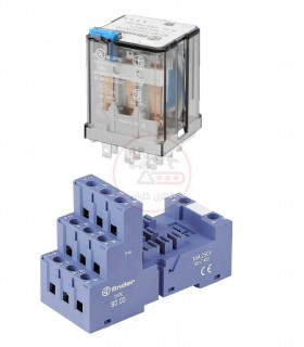 سوکت و رله فیندر 24VDC سه کنتاکت 16 آمپر 62.33.9.024