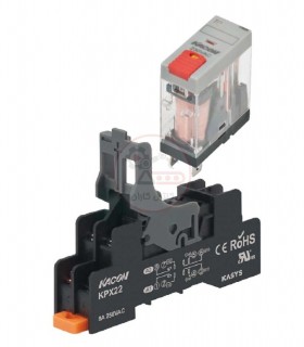 سوکت و رله کاکن دو کنتاکت K706-2PLT-220VAC